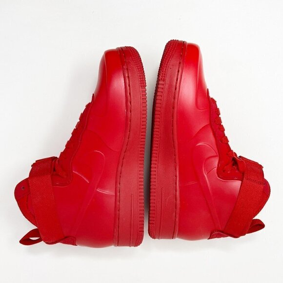 NIKE | Air Force 1 Foamposite Cup University Red High Tops Women's 7.5 - Picture 10 of 16